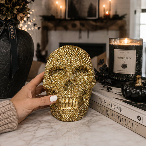 Skull Head Halloween Tabletop Decor