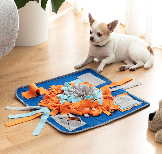 Dog with sniffing mat - Pets collection
