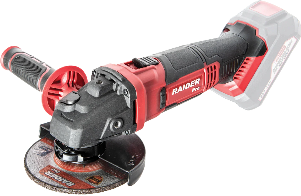 Raider R20 Polizor unghiular Ø125mm 20V SOLO RDP-SAG20 R20 - O baterie, multe posibilitati!