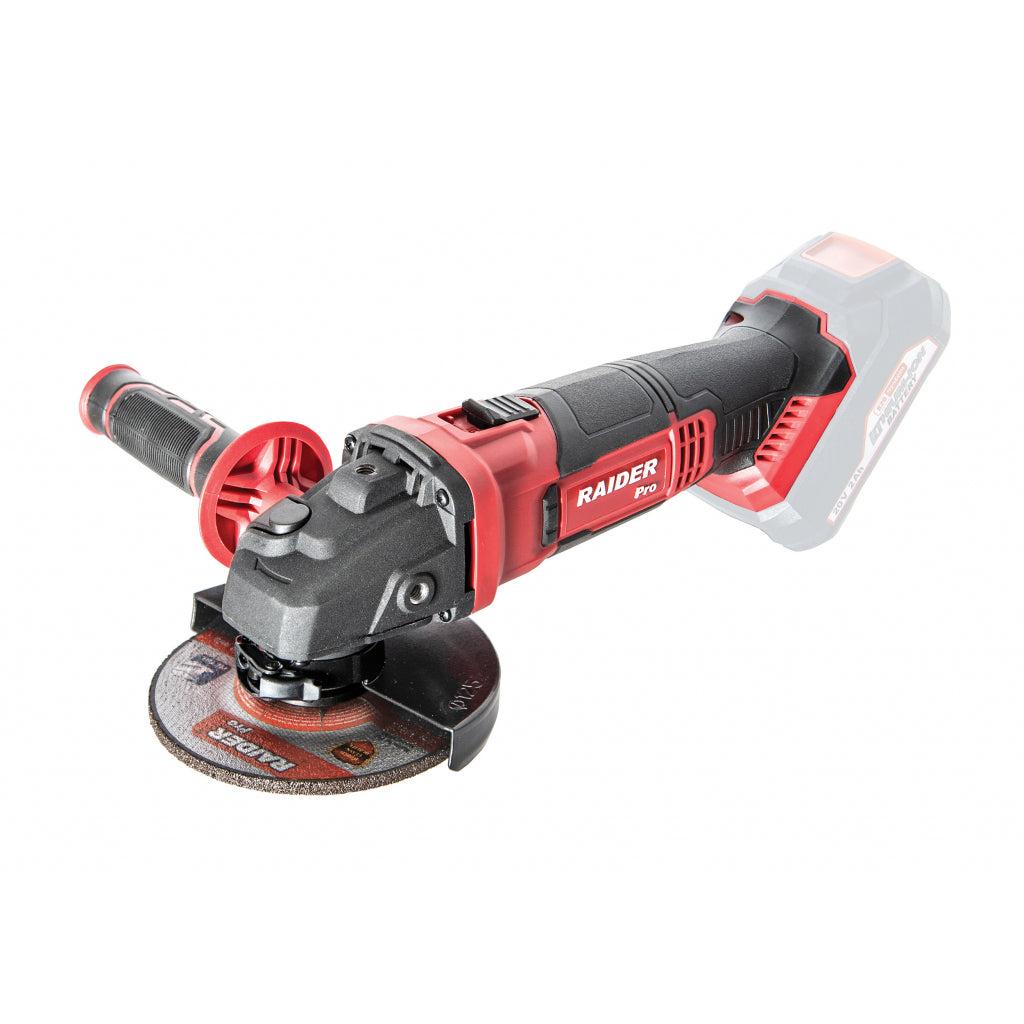Raider R20 Polizor unghiular Ø125mm 20V SOLO RDP-SAG20 R20 - O baterie, multe posibilitati!