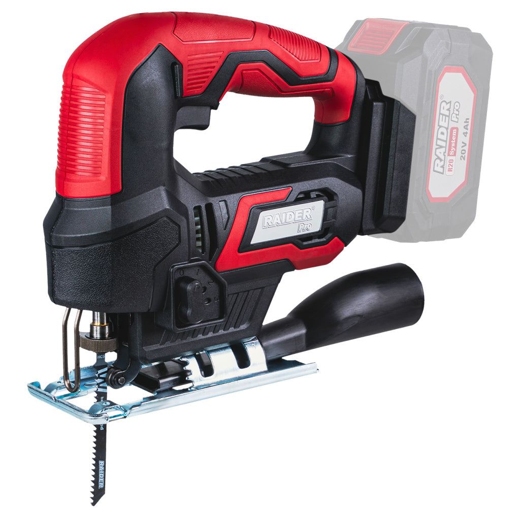Raider R20 Fierastrau pendular prindere rapida 80mm SOLO RDP-KJS20 R20 - O baterie, multe posibilitati!