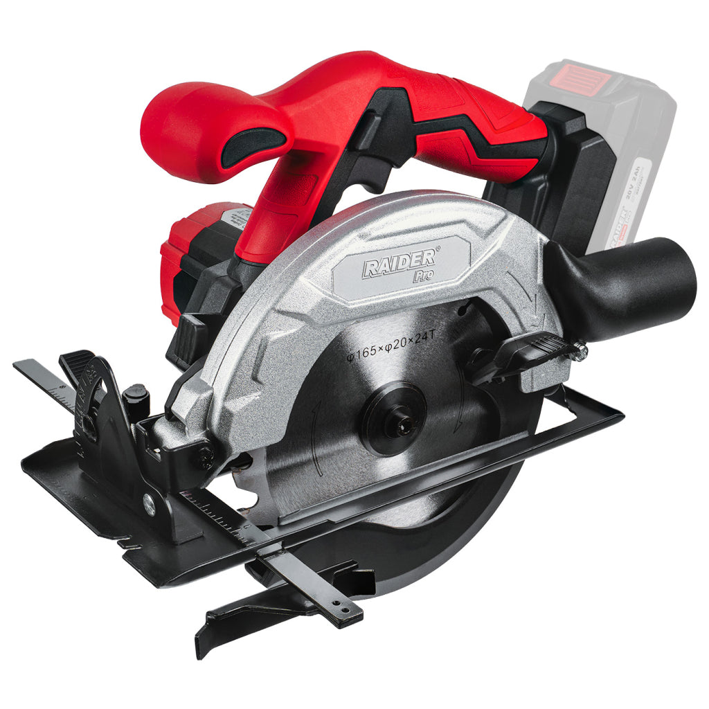 Raider R20 Fierastrau circular de mana 20V Ø165x20mm SOLO RDP-KCS20 R20 - O baterie, multe posibilitati!