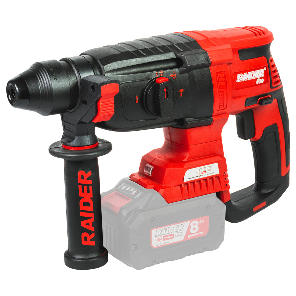 Raider R20 Ciocan rotopercutor SDS 20V SOLO 3J RDP-BRH20 R20 - O baterie, multe posibilitati!