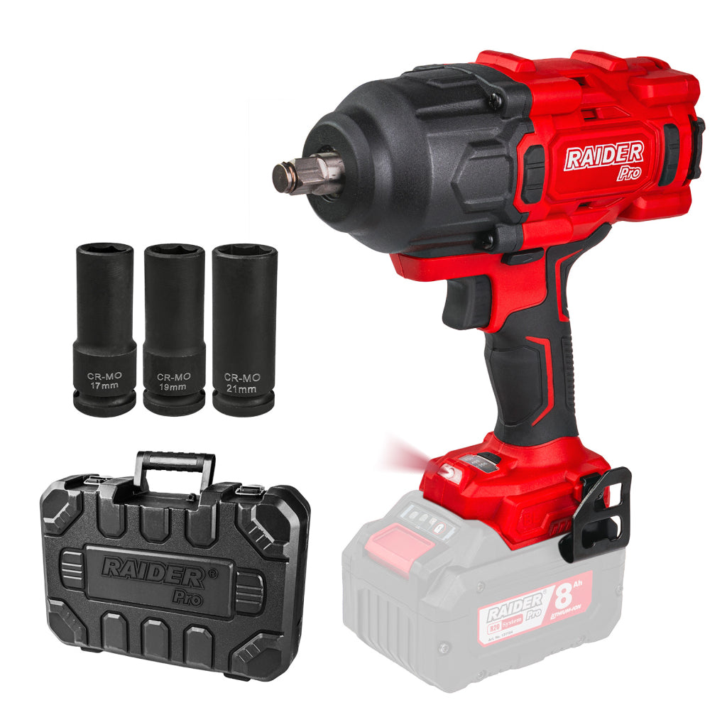 Raider R20 Masina insurubat cu impact 20V 1/2" 2000Nm SOLO RDP-BBIW20 R20 - O baterie, multe posibilitati!