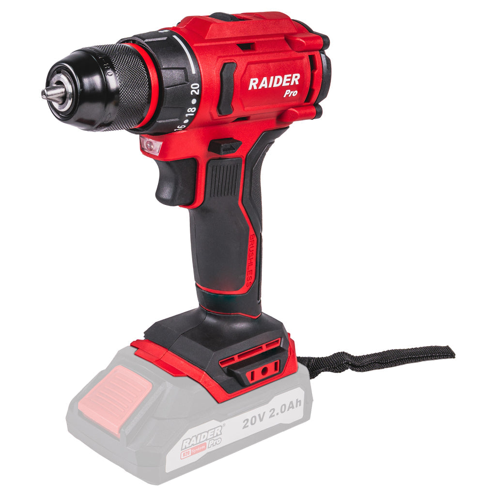 Raider R20 Masina de gaurit si insurubat 20V SOLO 50Nm RDP-PBCDI20 R20 - O baterie, multe posibilitati!