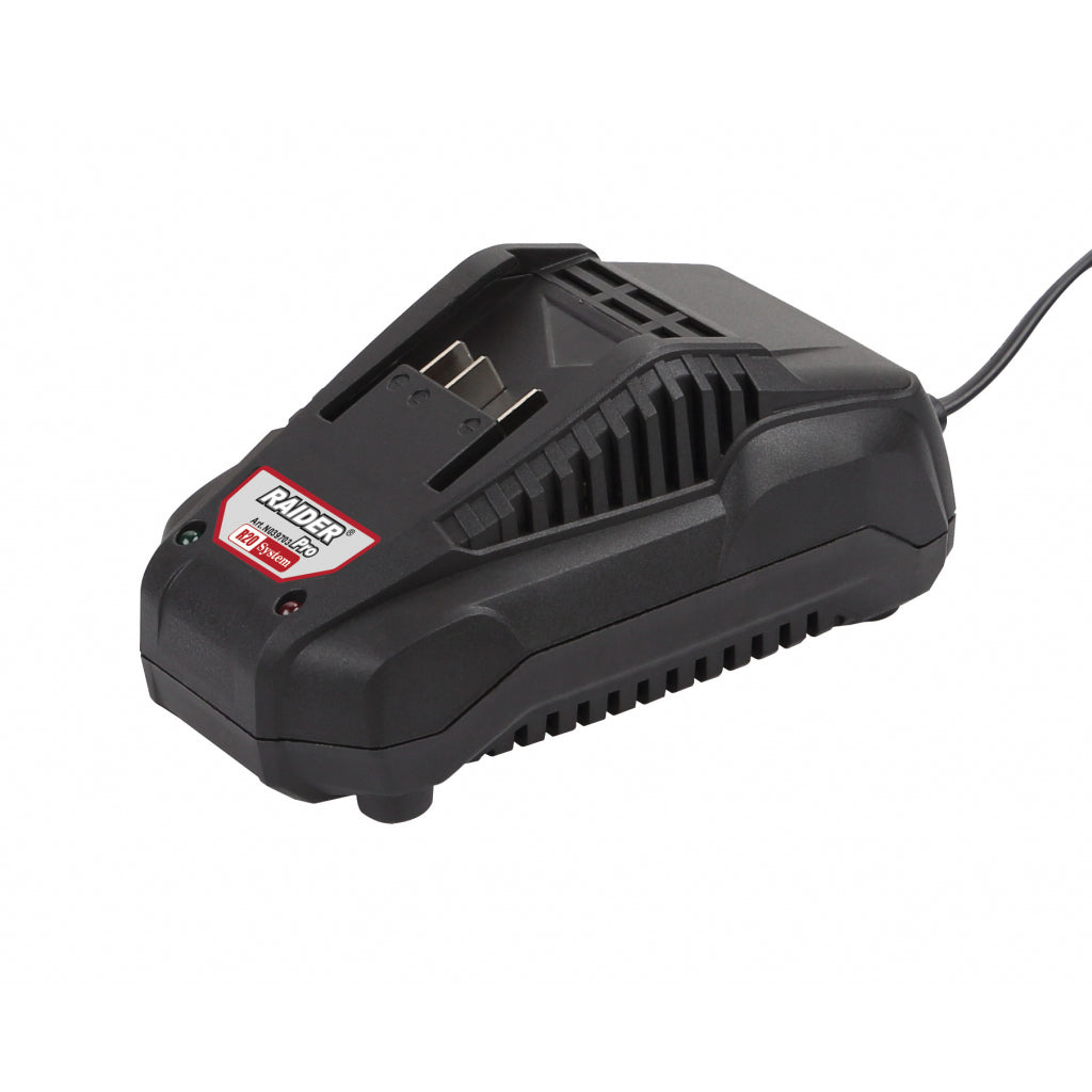 Raider R20 Incarcator rapid cu baza pentru acumulator 20V R20 - O baterie, multe posibilitati!