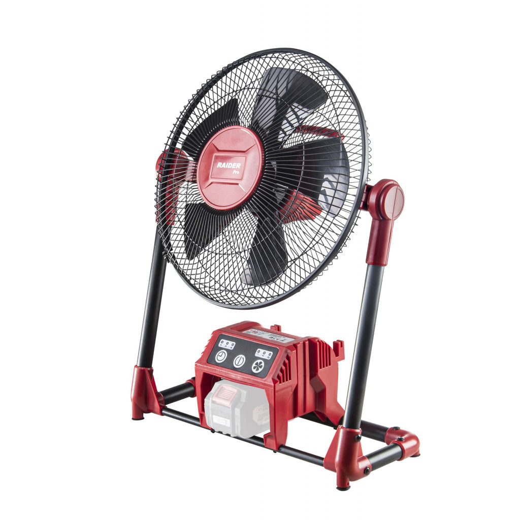 Raider R20 ventilator de lucu 20V si 230V 300 mm SOLO RDP-SWF20 R20 - O baterie, multe posibilitati!