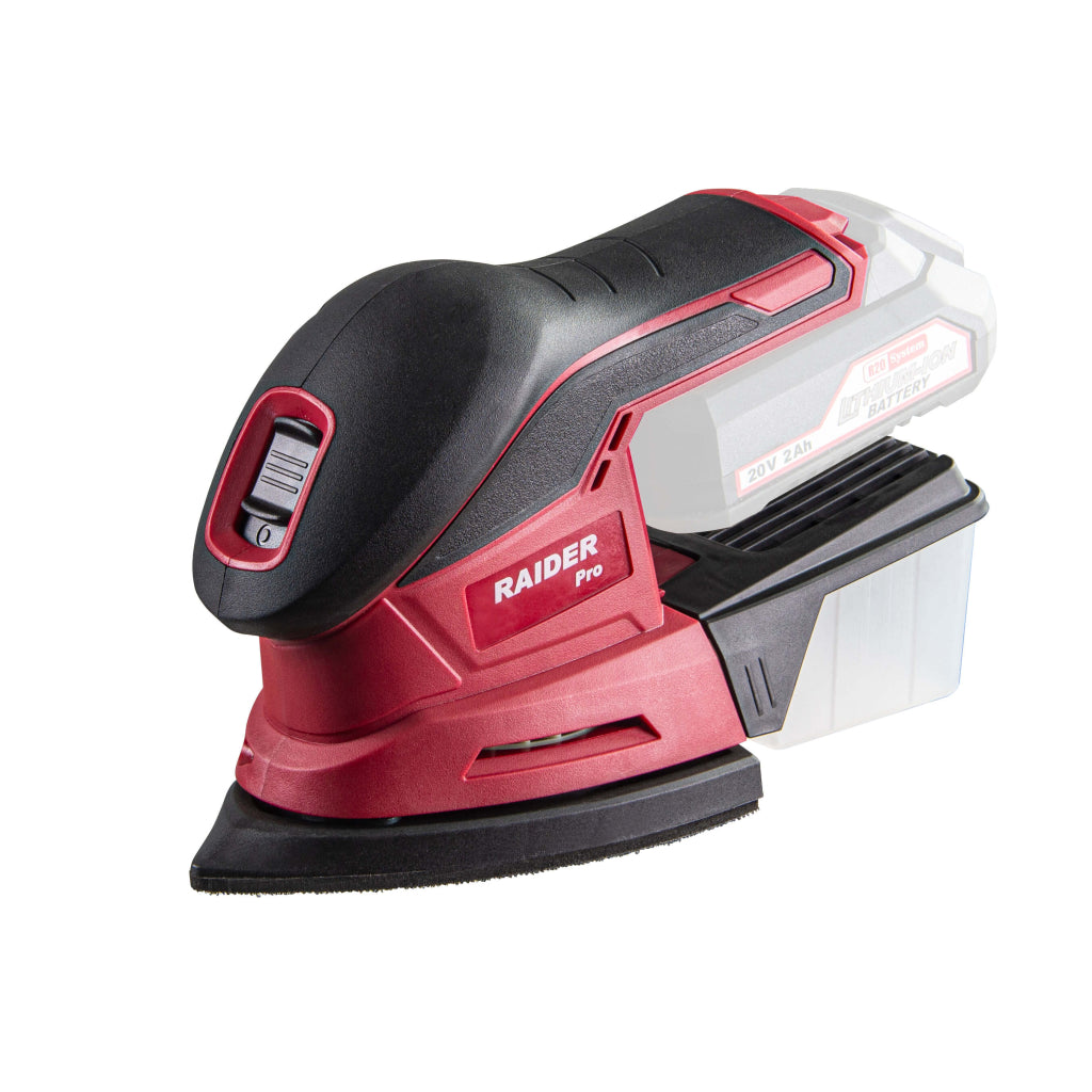 Raider R20 Slefuitor multifunctional 20V 148x101 SOLO RDP-SMSA20 R20 - O baterie, multe posibilitati!