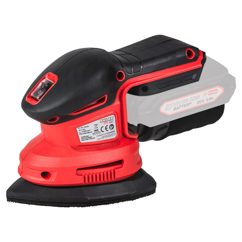 Raider R20 Slefuitor multifunctional 20V 148x101 SOLO RDP-YMSA20 R20 - O baterie, multe posibilitati!