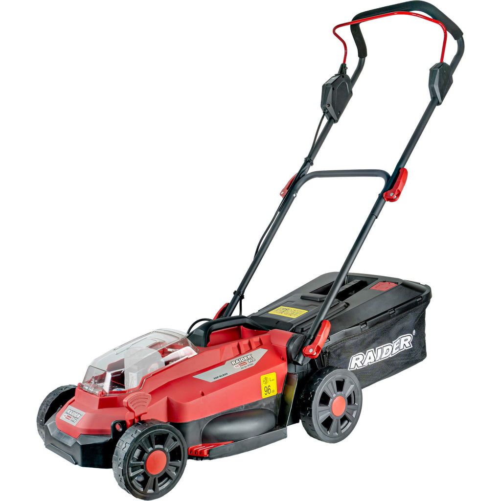 Raider R20 Masina tuns iarba brushless 20V 33cm 35L SOLO RDP-BLM20 R20 - O baterie, multe posibilitati!