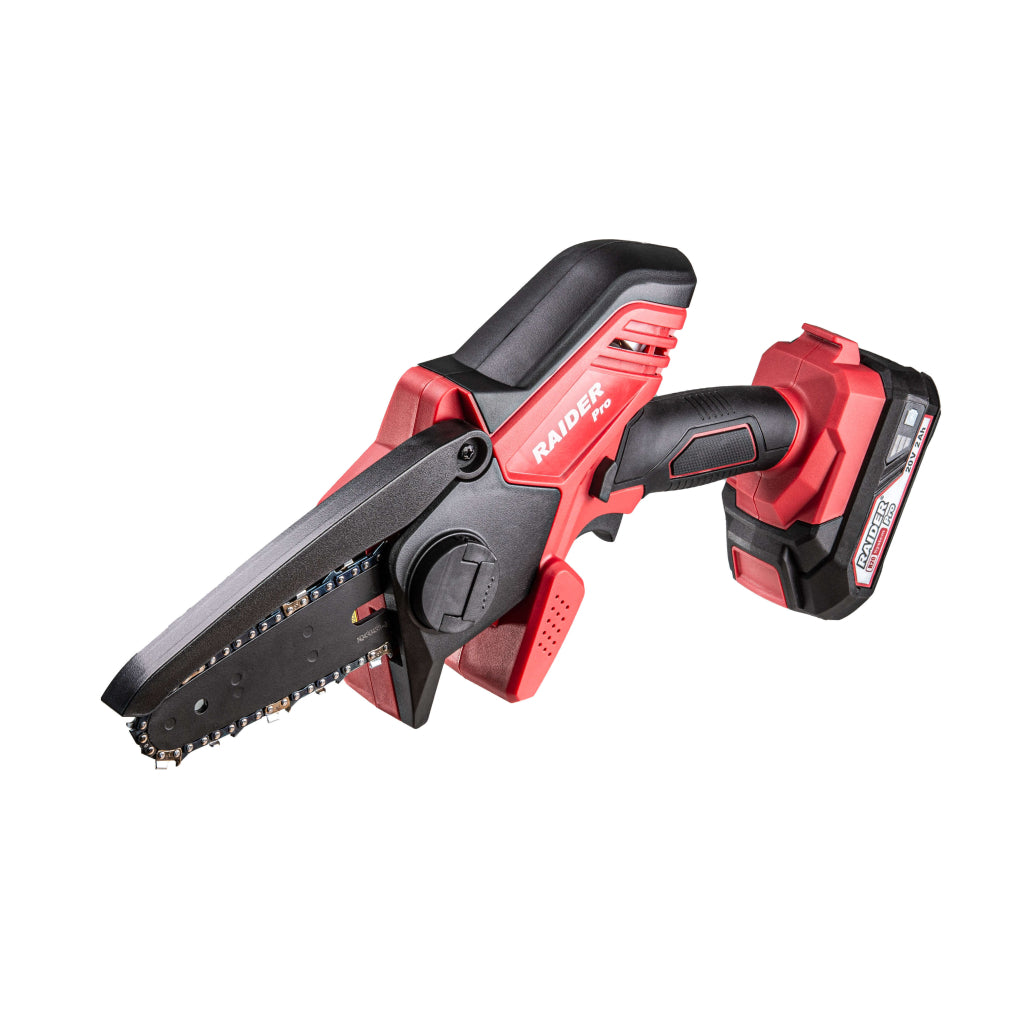 Raider R20 Fierastrau de gradina cu lant si lama 20V 120mm 2.0Ah RDP-GP20 R20 - O baterie, multe posibilitati!
