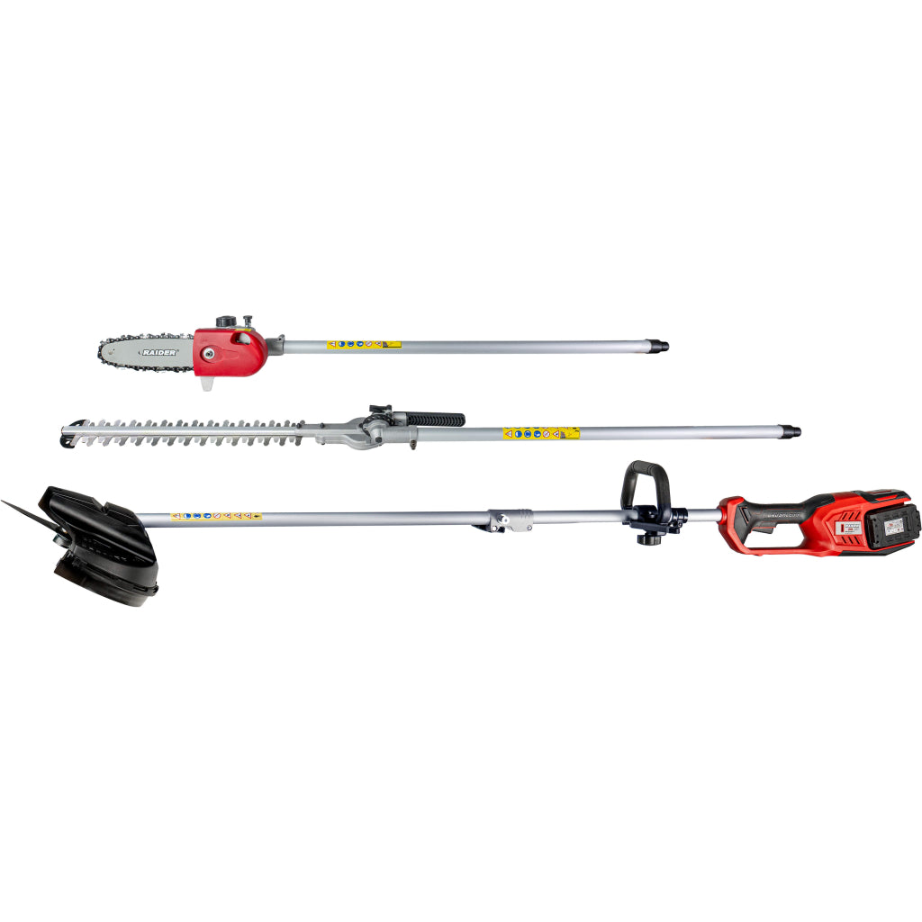 Raider R20 Motocoasa electrica si trimer 40V 4in1 2x2Ah RDP-BCPSHT20 R20 - O baterie, multe posibilitati!