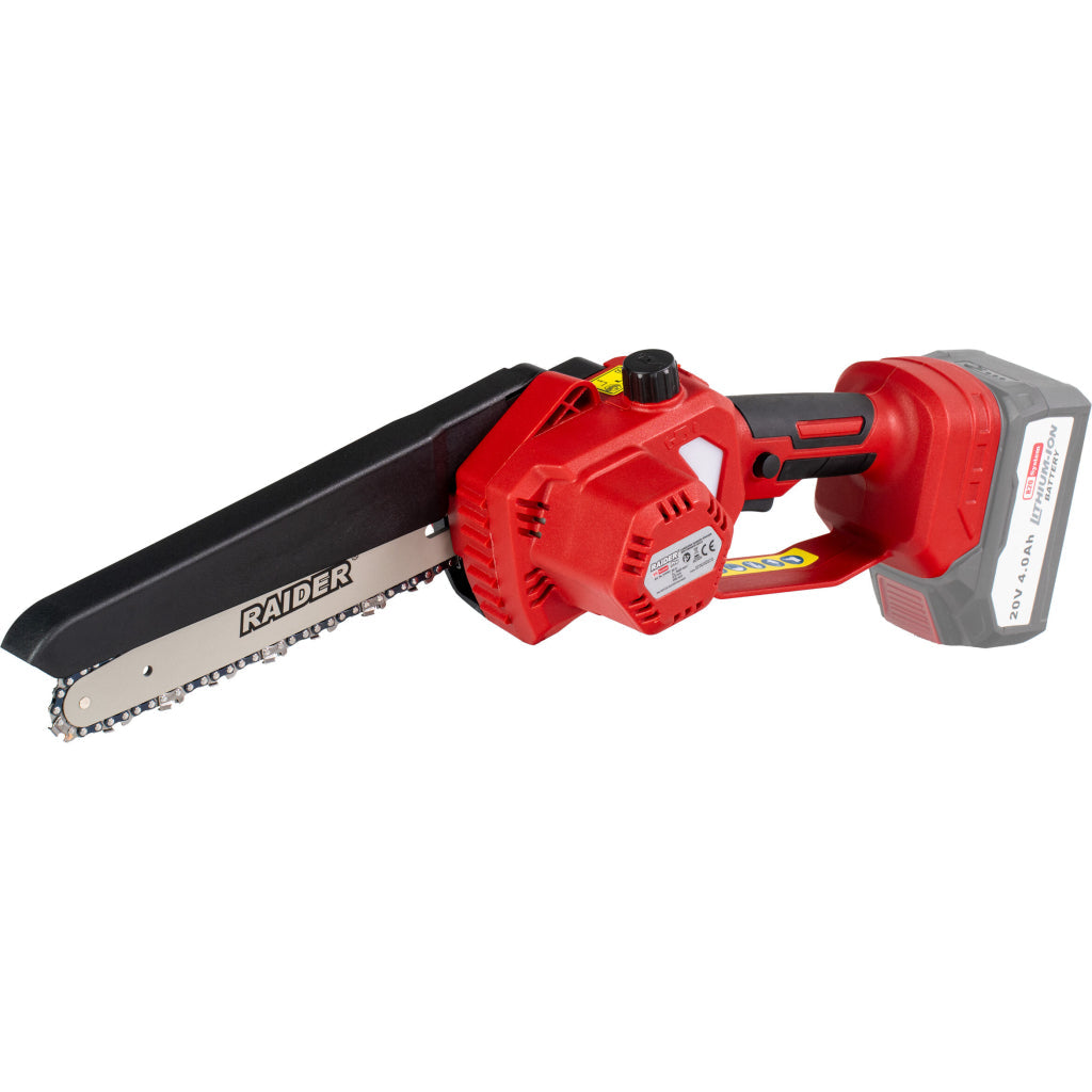 Raider R20 Fierastrau de gradina cu lant si lama 20V 200mm SOLO RDP-TBCHS20 R20 - O baterie, multe posibilitati!