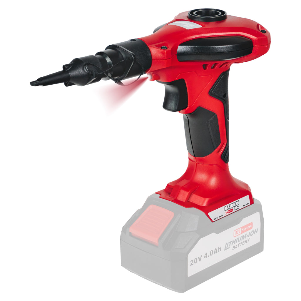 Raider R20 Pompa de aer si suflu cu presiune 20V 7 bari 670L/min SOLO RDP-JAP20 R20 - O baterie, multe posibilitati!