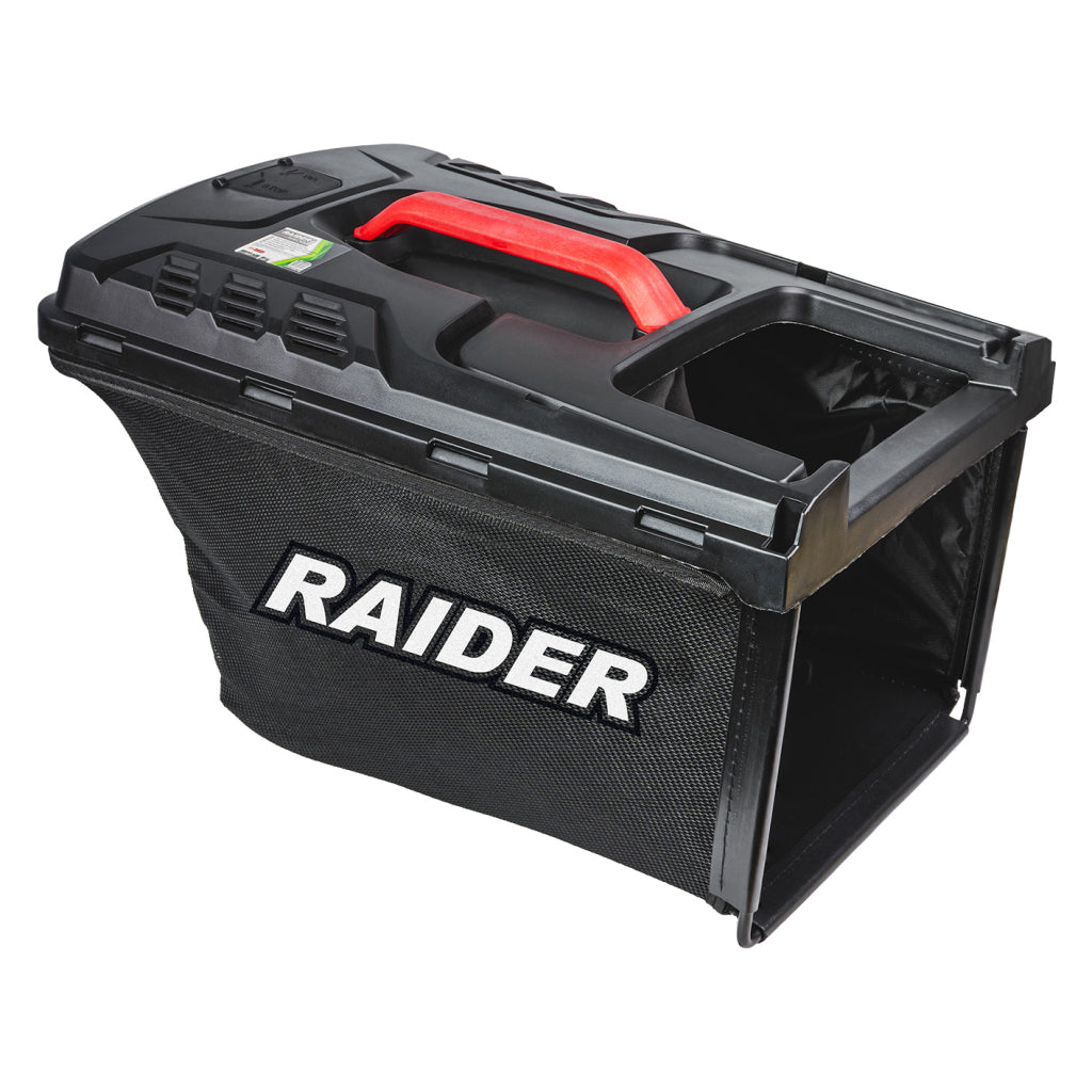 Raider R20 Sac colector pentru masina de tuns iarba RDP-BCLM20 R20 - O baterie, multe posibilitati!