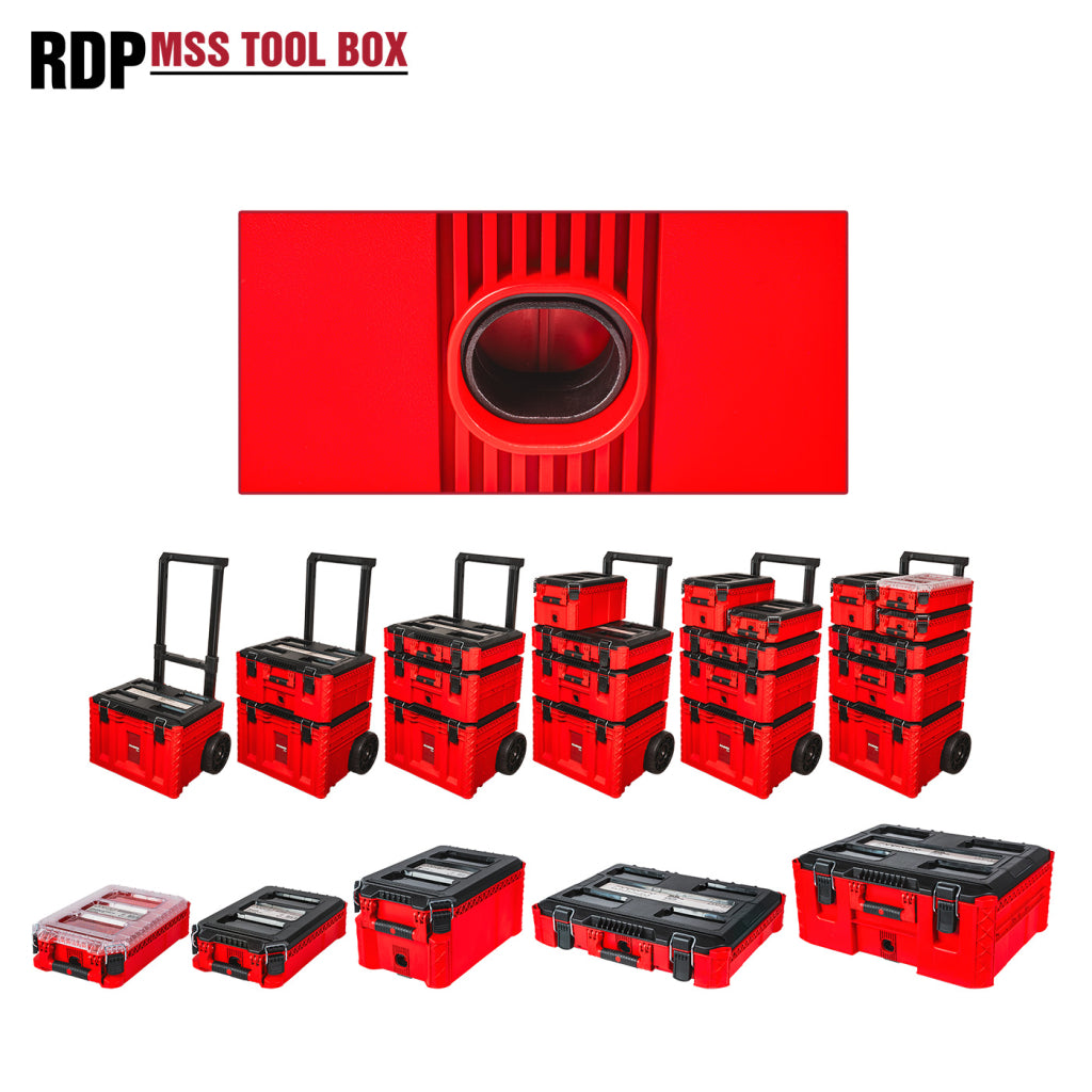 Raider sistem depozitare modular 556x1120x424mm roti IP65 RDP-MSS7 R20 - O baterie, multe posibilitati!