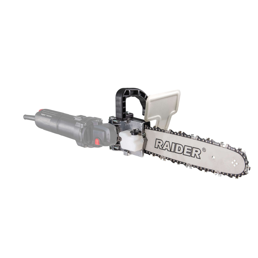 Raider chit lama de ghidaj si lant de drujba pentru polizor unghiular 290mm 3/8" 1.3mm R20 - O baterie, multe posibilitati!