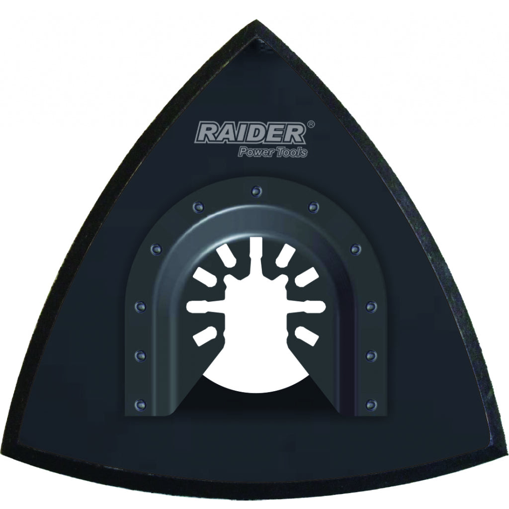 Raider suport 93 mm pentru smirghel compatibil cu uneltele multifunctionale OMT R20 - O baterie, multe posibilitati!