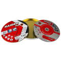 Raider Set 5 discuri pentru taiat otel-inox 230х2mm A60T RDP R20 - O baterie, multe posibilitati!