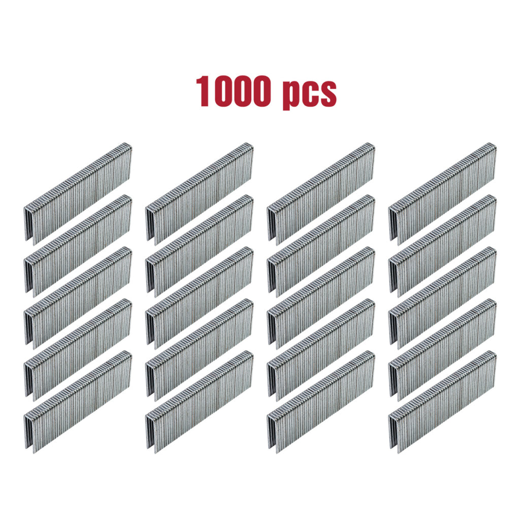 Raider Set 1000 de capse galvanizate tip 55 1.08mm 14-25mm pentru capsator electric R20 - O baterie, multe posibilitati!