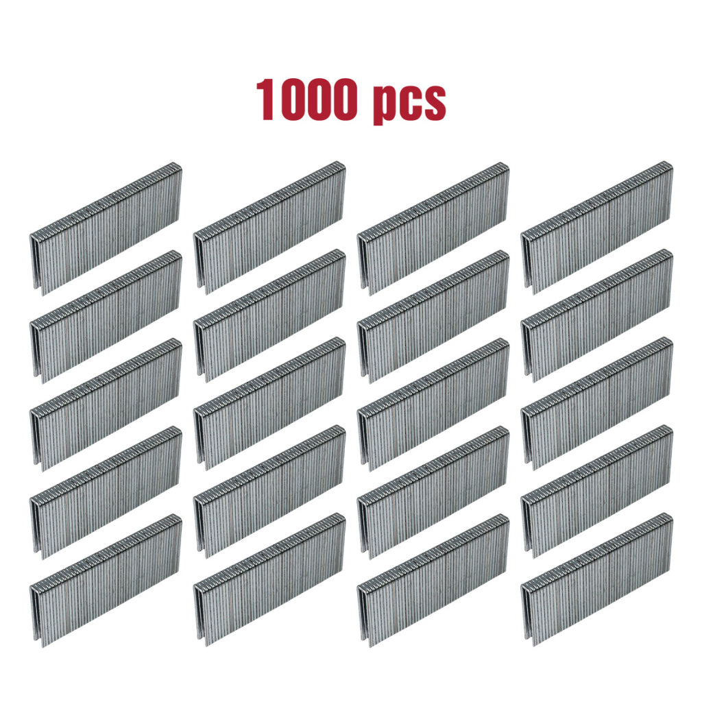 Raider Set 1000 de capse galvanizate tip 55 1.08mm 14-25mm pentru capsator electric R20 - O baterie, multe posibilitati!