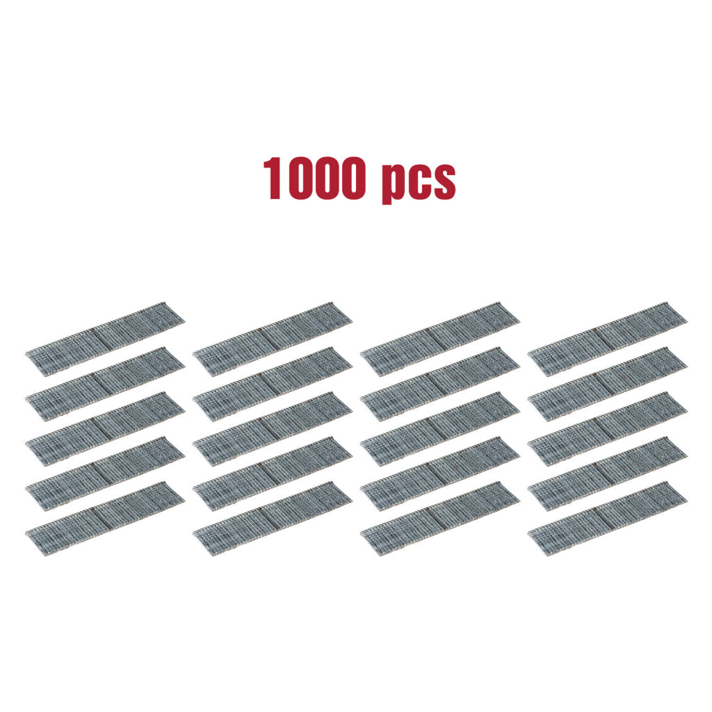 Raider Set 1000 de cuie galvanizate tip 47 1.08mm 15-32mm pentru capsator electric R20 - O baterie, multe posibilitati!