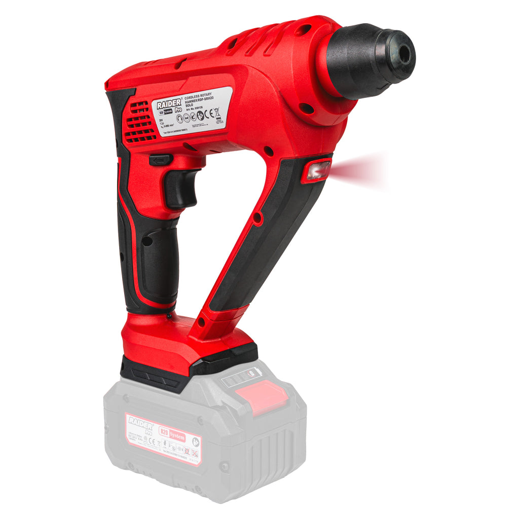 Raider R20 Ciocan rotopercutor SDS 20V SOLO 1.2J RDP-SRH20 R20 - O baterie, multe posibilitati!