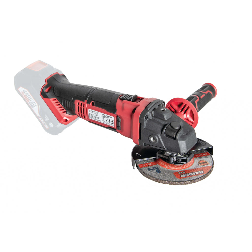 Raider R20 Polizor unghiular Ø125mm 20V SOLO RDP-SAG20 R20 - O baterie, multe posibilitati!