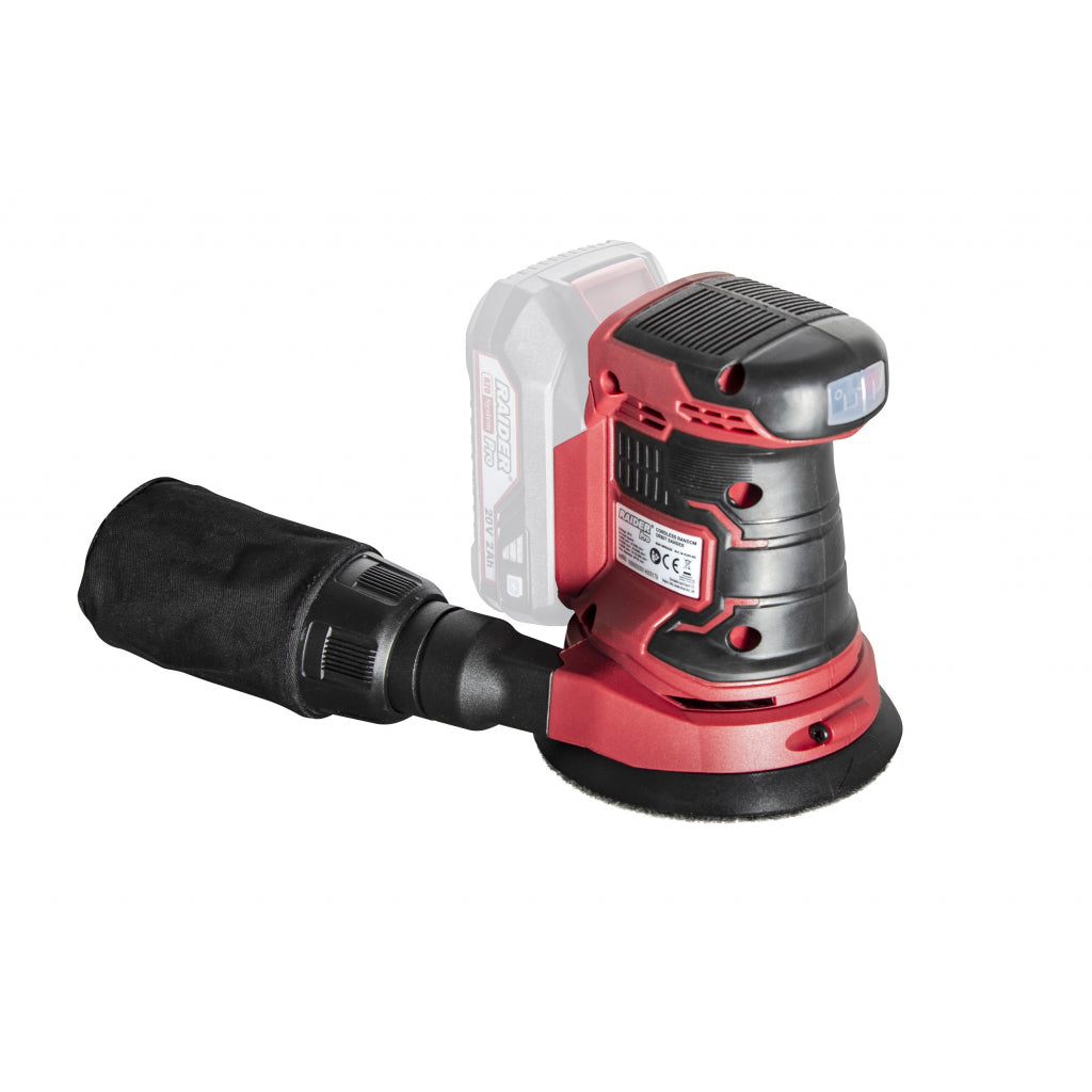 Raider R20 Slefuitor orbital 20V Ø125mm vit. var. SOLO RDP-SRSA20 R20 - O baterie, multe posibilitati!