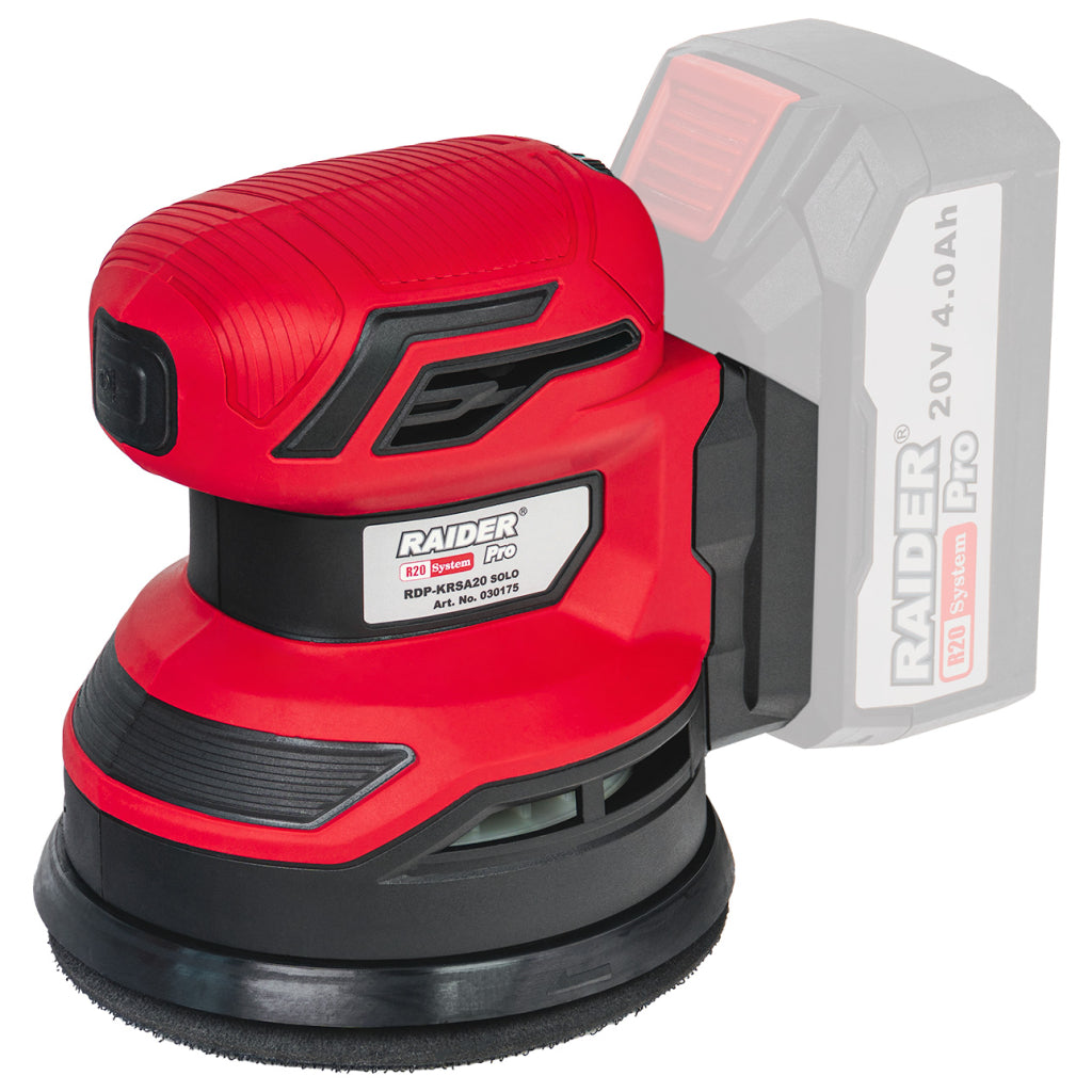 Raider R20 Slefuitor orbital 20V Ø125mm vit. var. SOLO RDP-KRSA20 R20 - O baterie, multe posibilitati!