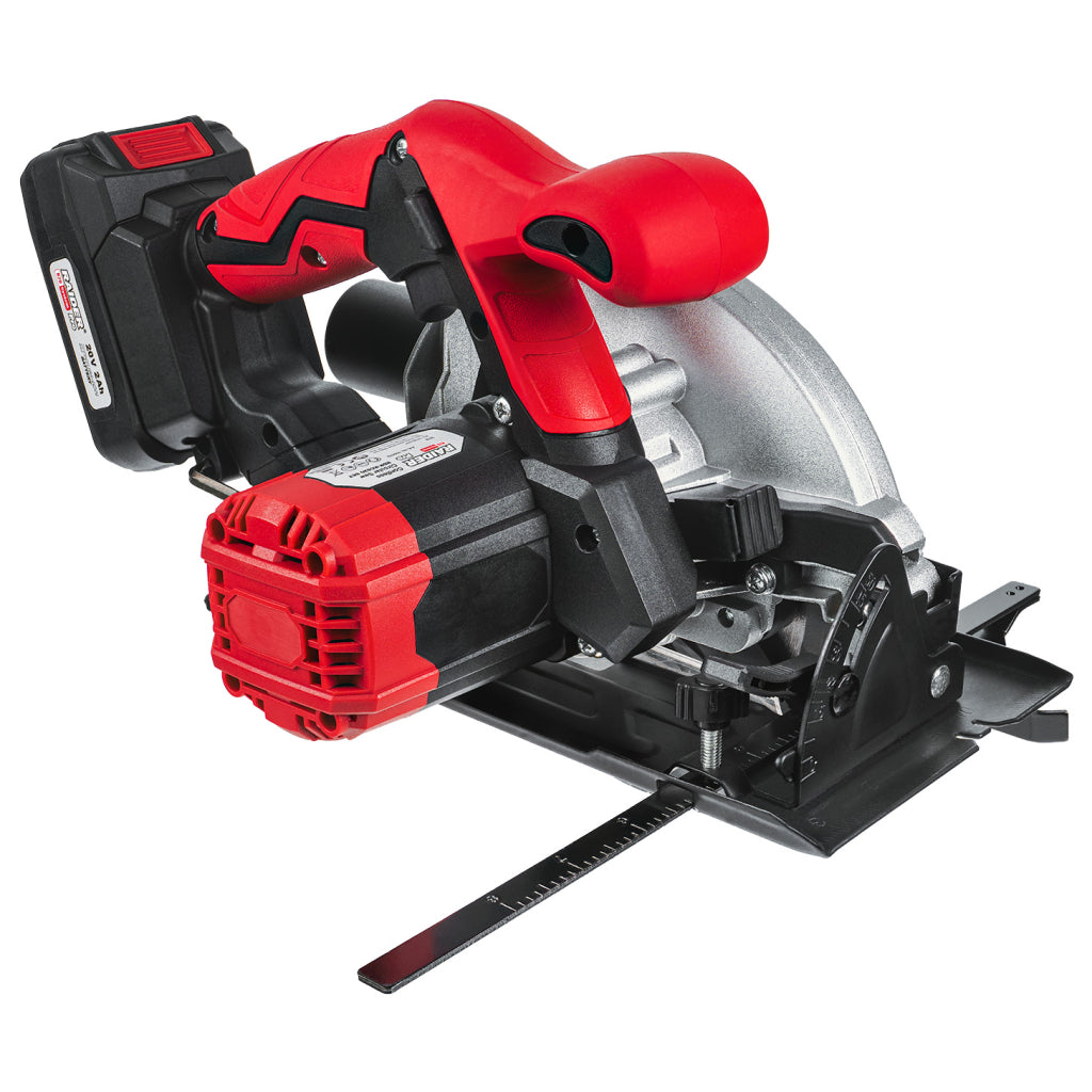 Raider R20 Fierastrau circular de mana 20V Ø165x20mm 2.0Ah RDP-KCS20 R20 - O baterie, multe posibilitati!