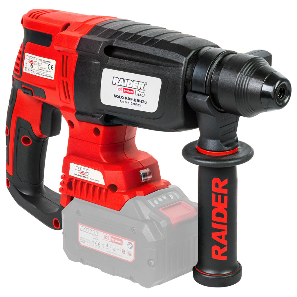 Raider R20 Ciocan rotopercutor SDS 20V SOLO 3J RDP-BRH20 R20 - O baterie, multe posibilitati!
