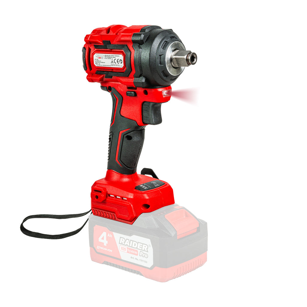 Raider R20 Masina insurubat cu impact 20V 1/2" 550Nm SOLO RDP-55BCBIW20 R20 - O baterie, multe posibilitati!