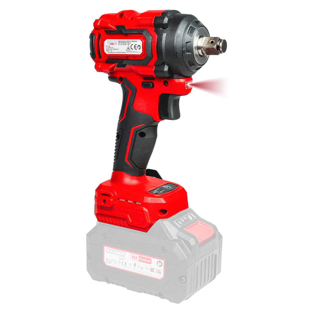 Raider R20 Masina insurubat cu impact 20V 1/2" 550Nm SOLO RDP-55BCBIW20 R20 - O baterie, multe posibilitati!
