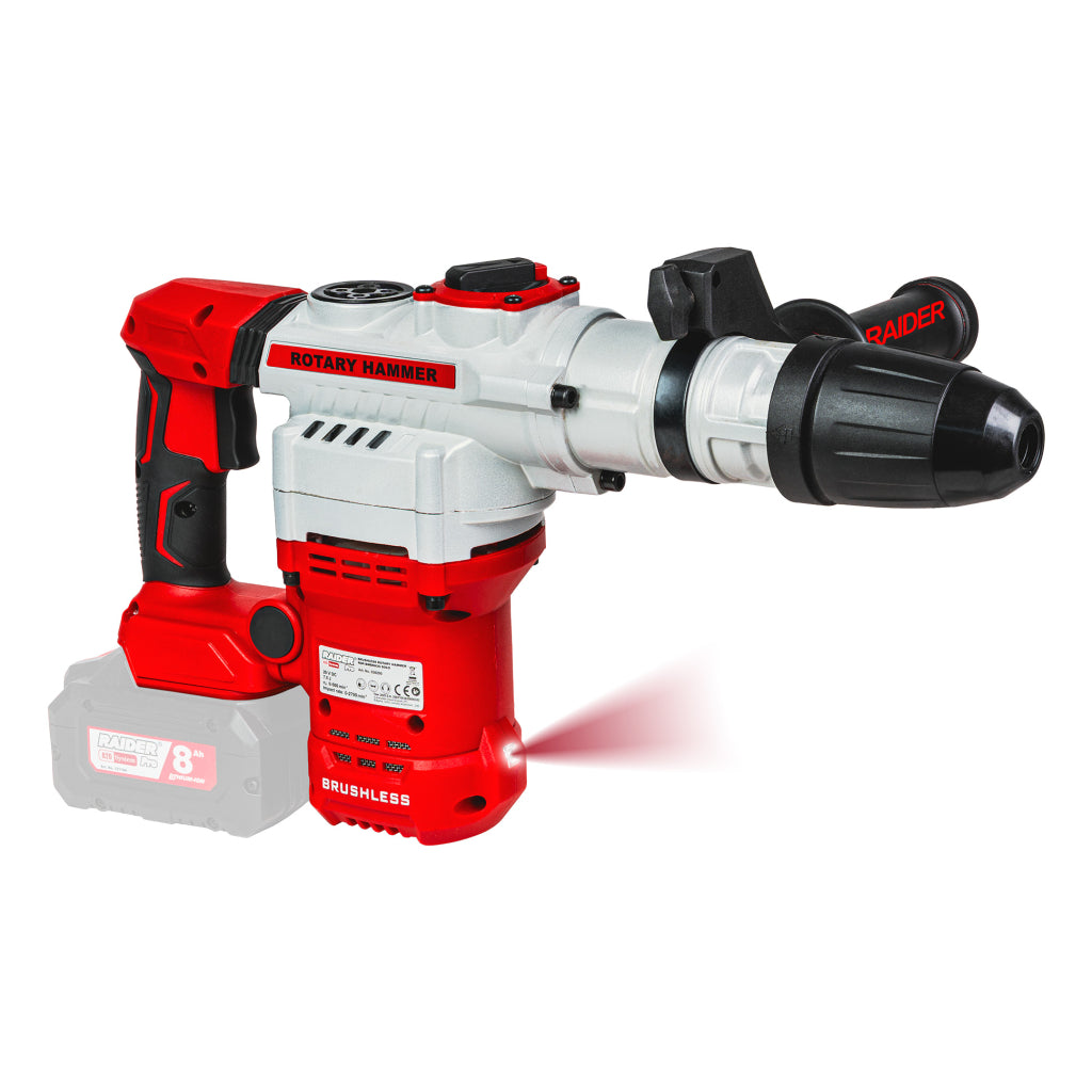 Raider R20 Ciocan Rotopercutor 20V 7J SDS MAX RDP-BMBRH20 Solo R20 - O baterie, multe posibilitati!