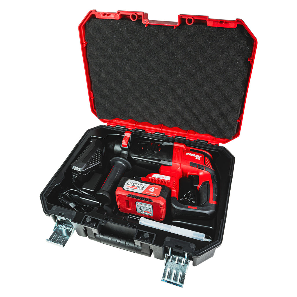 Raider R20 Ciocan rotopercutor SDS 20V 4.0Ah 3J RDP-BRH20 R20 - O baterie, multe posibilitati!