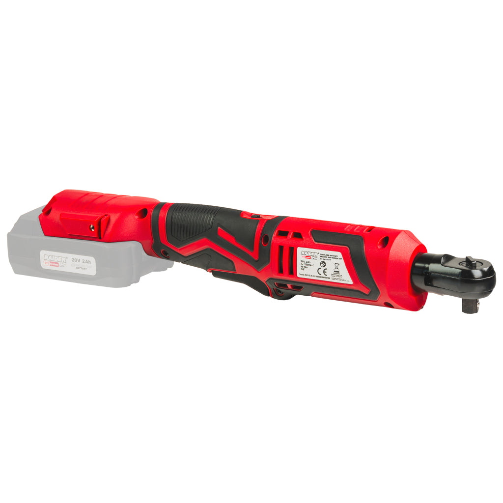 Raider R20 Cheie cu clichet 3/8" 40Nm LED SOLO RDP-KRW20 R20 - O baterie, multe posibilitati!