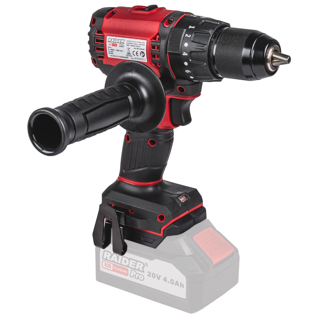 Raider R20 Masina de gaurit cu percutie 20V SOLO 60Nm RDP-YBID20 R20 - O baterie, multe posibilitati!