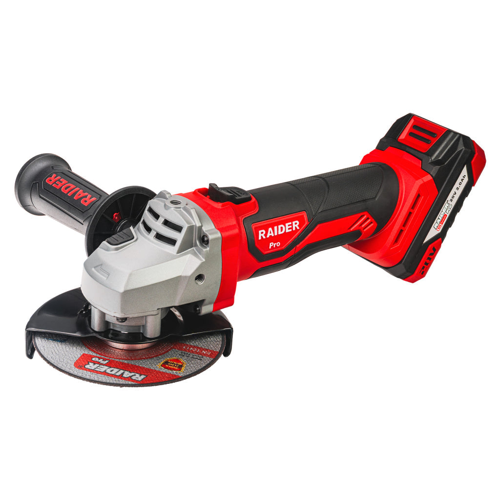 Raider R20 trusa bormasina polizor unghiular cheie impact si casti bluetooth cadou 20V 2x2.0Ah RDP R20 - O baterie, multe posibilitati!