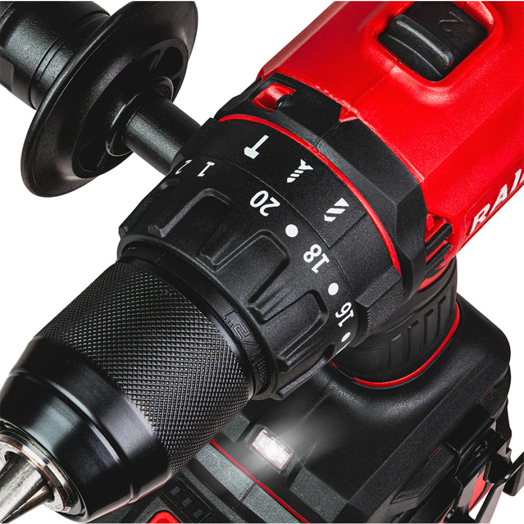 Raider R20 Masina de gaurit cu percutie 20V 4.0Ah 60Nm RDP-YBID20 R20 - O baterie, multe posibilitati!