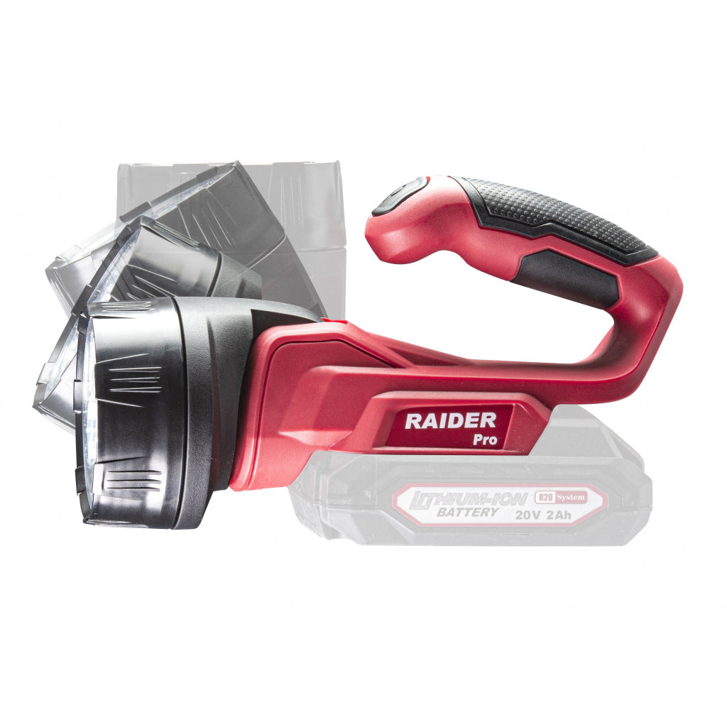 Raider R20 Lanterna si lampa de lucru 20V 3 LED 260lm SOLO RDP-SCLWL20 R20 - O baterie, multe posibilitati!