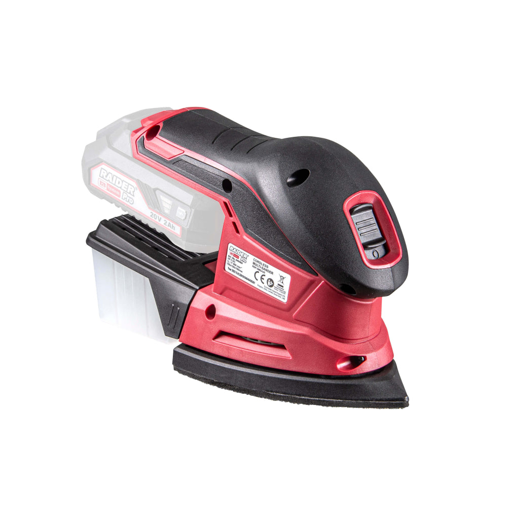 Raider R20 Slefuitor multifunctional 20V 148x101 SOLO RDP-SMSA20 R20 - O baterie, multe posibilitati!