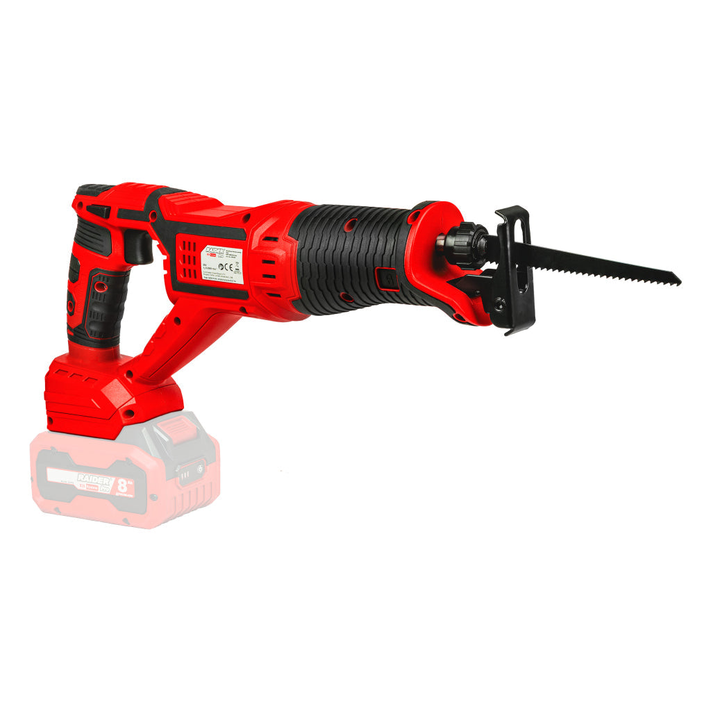 Raider R20 Fierastrau sabie prindere rapida 20V SOLO RDP-DBRS20 R20 - O baterie, multe posibilitati!