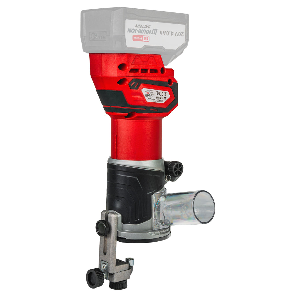 Raider R20 Freza electrica 20V 8mm cu viteza reglabila RDP-CER20 R20 - O baterie, multe posibilitati!