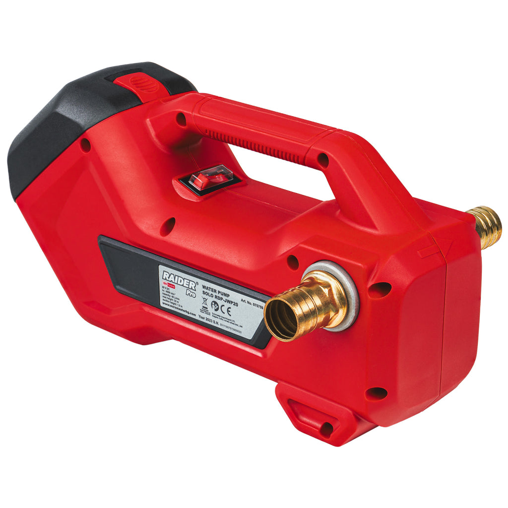 Raider R20 Pompa de transfer apa-motorina-ulei 20V 48L/min 22m SOLO RDP-JWP20 R20 - O baterie, multe posibilitati!