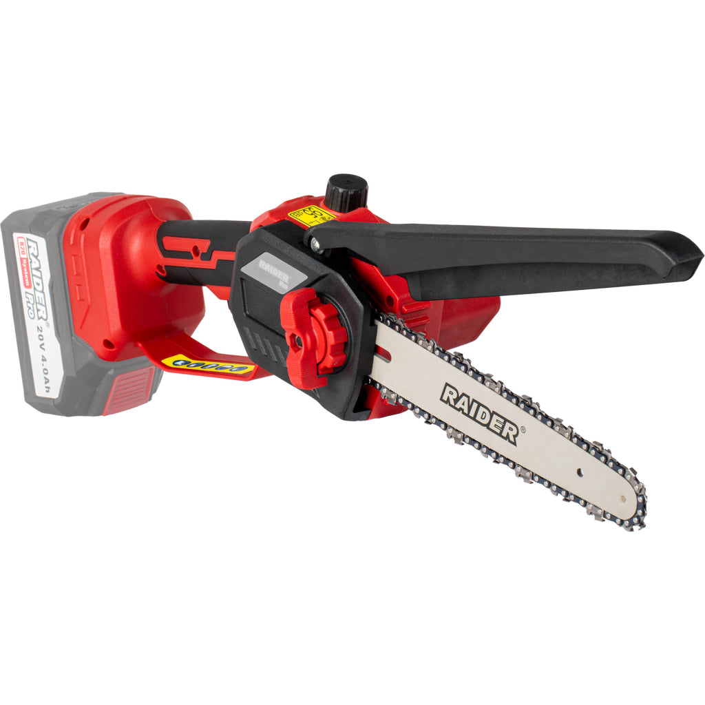 Raider R20 Fierastrau de gradina cu lant si lama 20V 200mm SOLO RDP-TBCHS20 R20 - O baterie, multe posibilitati!