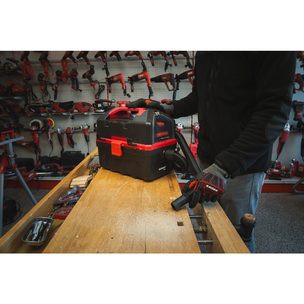 Raider R20 Aspirator umed/uscat 20V 15 bari 10L SOLO RDP-SDWCH20 R20 - O baterie, multe posibilitati!