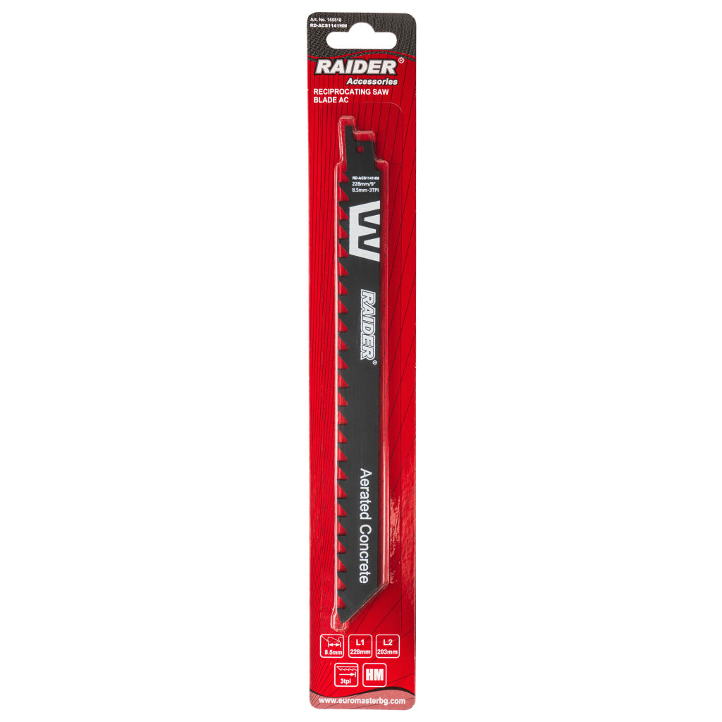 Raider lama fierastrau sabie pentru BCA 228-300 x8.5mm R20 - O baterie, multe posibilitati!