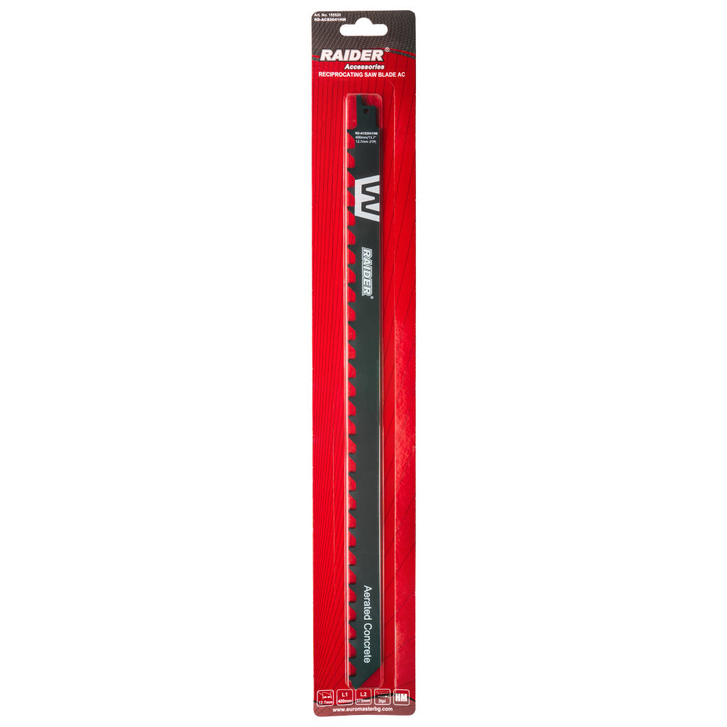 Raider lama fierastrau sabie pentru caramida 400 x 12.7 mm 2TPI R20 - O baterie, multe posibilitati!