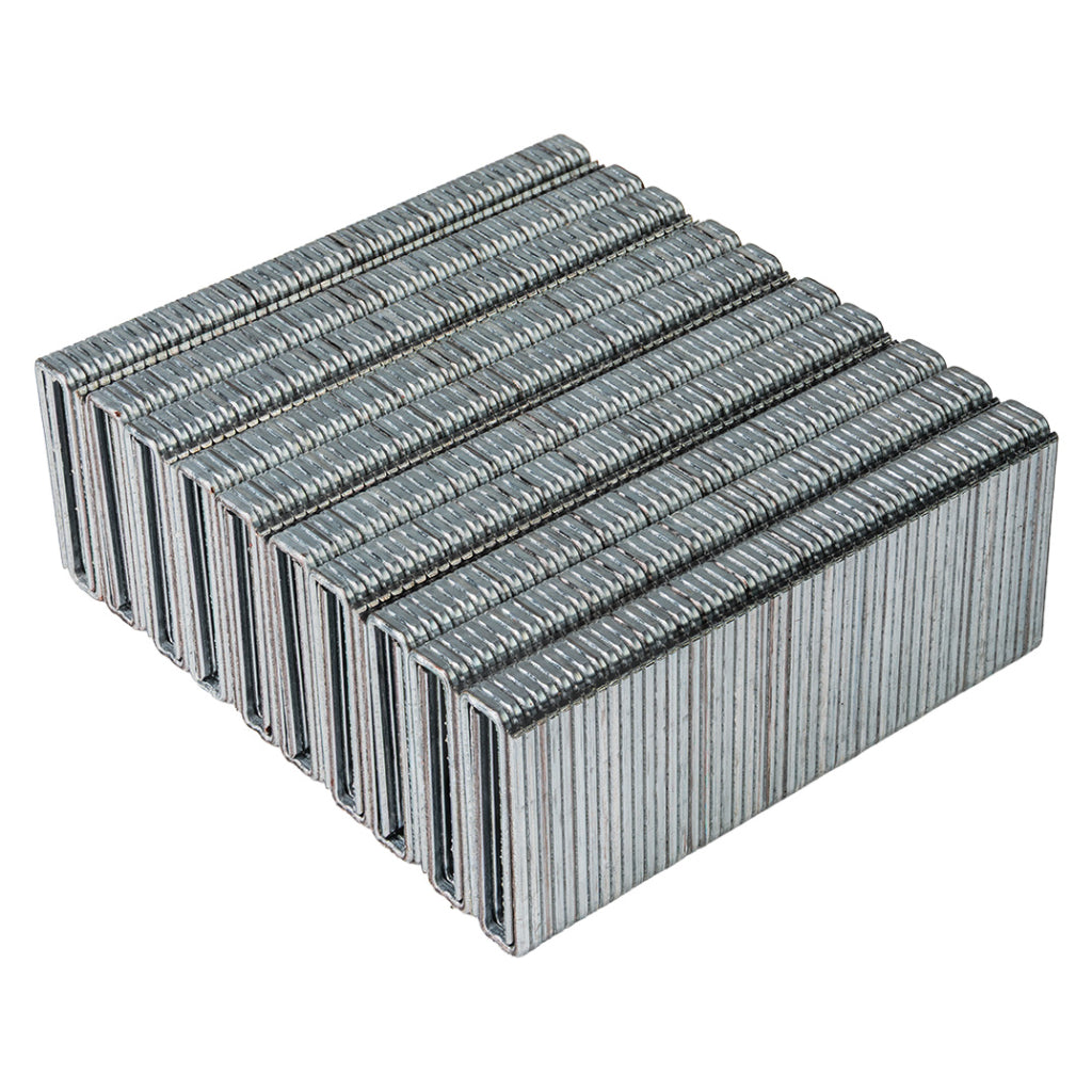Raider Set 1000 de capse galvanizate tip 55 1.08mm 14-25mm pentru capsator electric R20 - O baterie, multe posibilitati!